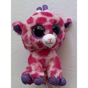 Ty Beanie Boos Twigs Giraffe Valentines Pink White 6 Inch Plush Retired Heart